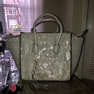 Snakeskin purse